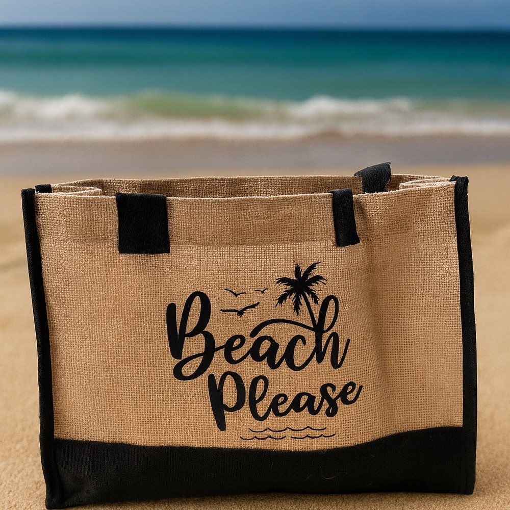 🖤 CaliGirl “Beach Please”  Tote Bag, new